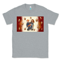 Heather Grey cartoon wizards Classic Tee - TumblerDesignByShophia