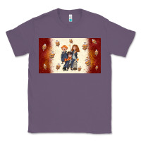 Lavender cartoon wizards Classic Tee - TumblerDesignByShophia