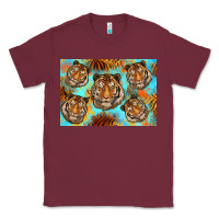 Burgundy Tiger Classic Tee - Artiststas
