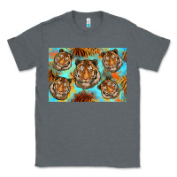 Charcoal Heather Tiger Classic Tee - Artiststas