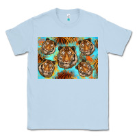 Dusty Blue Tiger Classic Tee - Artiststas