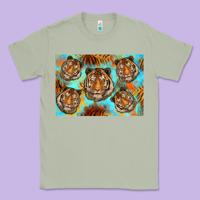 Tiger Classic Tee Designed By Artiststas