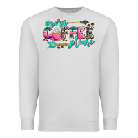 Dove Grey more coffee please Premium Sweatshirt - AdoDesignShop