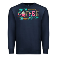 Navy more coffee please Premium Sweatshirt - AdoDesignShop