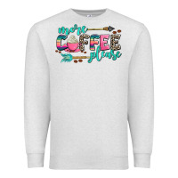 Oatmeal Heather more coffee please Premium Sweatshirt - AdoDesignShop