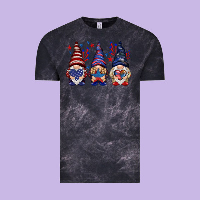 4th Of July Gnomies With Stars Vintage Tee Designed By Howdyjamesfarm
