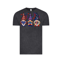 Vintage Black 4th Of July gnomies with stars Vintage Tee - HowdyJamesFarm