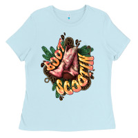 Baby Blue Boots scootin Ladies Tee - HowdyJamesFarm