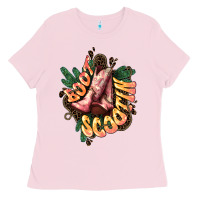 Bubblegum Pink Boots scootin Ladies Tee - HowdyJamesFarm