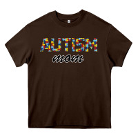Chocolate Brown Autism mom Heavy Core Tee - Bettercallsaul