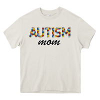 Cream Autism mom Heavy Core Tee - Bettercallsaul