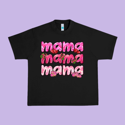 Mama Mama Mama Mother's Day Urban Heavy Tee Designed By Howdyjamesfarm