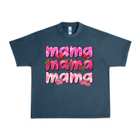 Midnight Navy Mama mama mama mother's day Urban Heavy Tee - HowdyJamesFarm