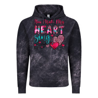 Cloud Black you make my heart sing Vintage Hoodie - OliviaCreatesArt