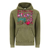 Vintage Olive you make my heart sing Vintage Hoodie - OliviaCreatesArt