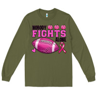 Army Green nobody fights alone Long Sleeve Tee - RanaPortraitStore