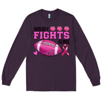 Plum nobody fights alone Long Sleeve Tee - RanaPortraitStore