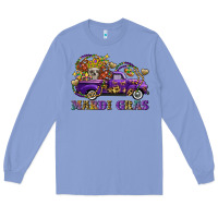 Colony Blue mardi gras skull truck Long Sleeve Tee - FaDigitalArtStudio