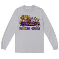 Moon Dust mardi gras skull truck Long Sleeve Tee - FaDigitalArtStudio
