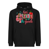 Black little miss 4 th grade Heavyweight Hoodie - AdoDesignShop
