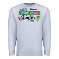 Heather Grey science teacher Premium Sweatshirt - AdoDesignShop