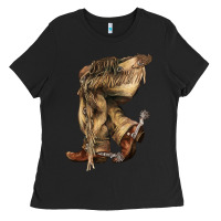 Black Cowboy boots western Ladies Tee - HowdyJamesFarm