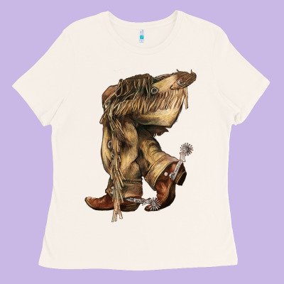 Cowboy Boots Western Ladies Tee Designed By Howdyjamesfarm