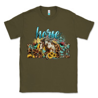 Army Green Horse Mom Classic Tee - HowdyJamesFarm