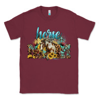 Burgundy Horse Mom Classic Tee - HowdyJamesFarm