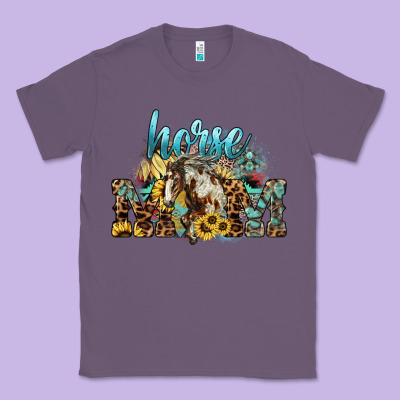 Horse Mom Classic Tee Designed By Howdyjamesfarm