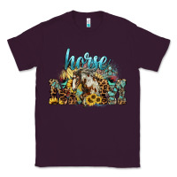 Plum Horse Mom Classic Tee - HowdyJamesFarm