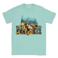 Seafoam Horse Mom Classic Tee - HowdyJamesFarm