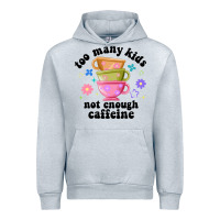 Heather Grey too many kids not enough caffeine Urban Hoodie - JahusDesignShop