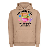 Pigment Burro too many kids not enough caffeine Urban Hoodie - JahusDesignShop
