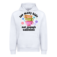 White too many kids not enough caffeine Urban Hoodie - JahusDesignShop