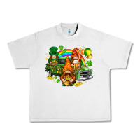Lunar Rock St. Patrick's Day gnomies with leopard tumbler Urban Heavy Tee - HowdyJamesFarm