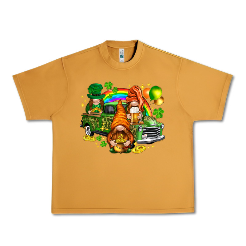 St. Patrick's Day Gnomies With Leopard Tumbler Urban Heavy Tee by HowdyJamesFarm | Teevron