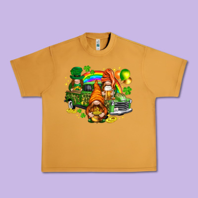 St. Patrick's Day Gnomies With Leopard Tumbler Urban Heavy Tee Designed By Howdyjamesfarm