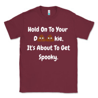 Burgundy spooky halloween women and children Classic Tee - maiPhamDesign