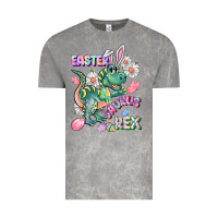 Cloud Rock Easter Saurus Rex Easter Day Vintage Tee - CowGirlArtShop