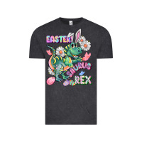 Vintage Black Easter Saurus Rex Easter Day Vintage Tee - CowGirlArtShop