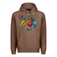 Chestnut Teacher Calus Premium Hoodie - CowhideDigitalArt