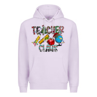Lilac Teacher Calus Premium Hoodie - CowhideDigitalArt