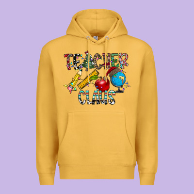 Teacher Calus Premium Hoodie Designed By Cowhidedigitalart