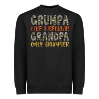 Black grumpa like a regular grandpa only grumpier Heavyweight Sweatshirt - Artiststas