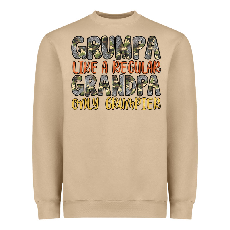 Grumpa Like A Regular Grandpa Only Grumpier Heavyweight Sweatshirt by Artiststas | Teevron