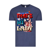 Vintage Denim Thats my lady 4th of july Vintage Tee - CowGirlArtShop