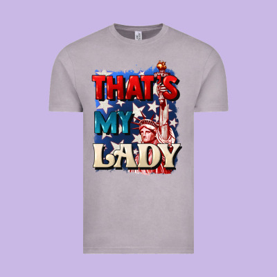 Thats My Lady 4th Of July Vintage Tee Designed By Cowgirlartshop