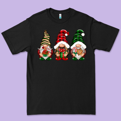 Christmas Gnomes Premium Tee Designed By Nancycooperartshop