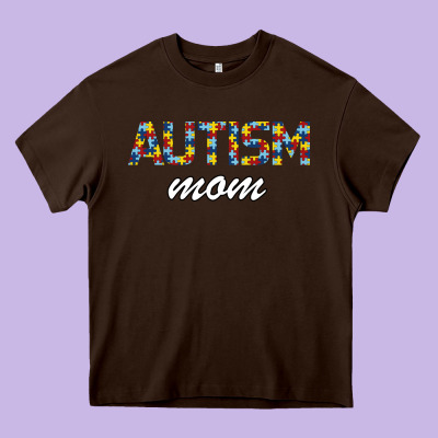 Autism Mom Heavy Core Tee Designed By Bettercallsaul